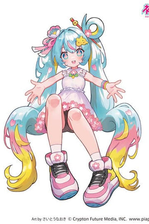 Hatsune Miku Noodle Stopper Statue PVC Hatsune Miku 10e anniversaire 14 cm