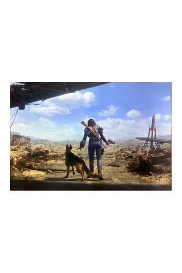 Fallout 4 Art Print Neighborhood Patrol 30 x 40 cm - sin marco