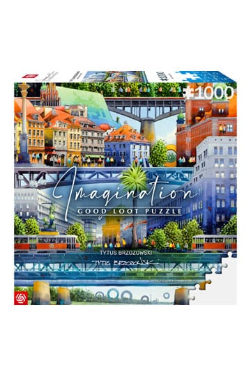 Tytus Brzozowski Imagination Puzzle Warschauer Brücken (1000 Stücke)