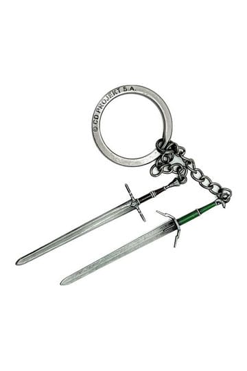 The Witcher III: Keychain Wild Hunt Geralt Two Swords