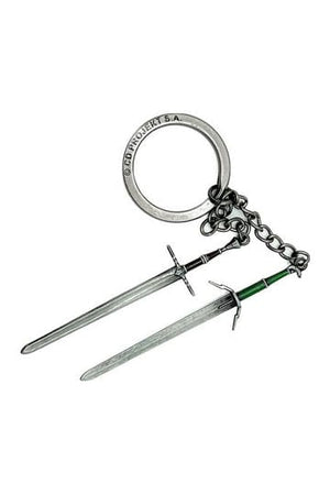 The Witcher III: Keychain Wild Hunt Geralt Two Swords