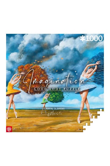 Rafal Olbinski Imagination Puzzle The Shape of Color Green (1000 pieces)