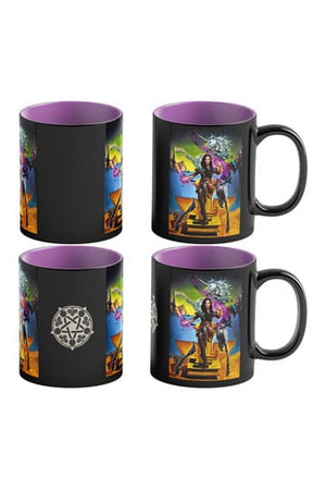 The Witcher III: Wild Hunt Game Art Chronicles Heat Change Mug Yennefer Inspirert av Salvador Dali 450 ml