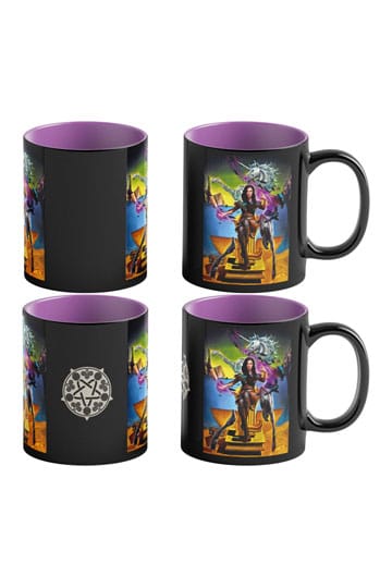 The Witcher III: Wild Hunt Game Art Chronicles Heat Change Mug Yennefer inspirerad av Salvador Dali 450 ml