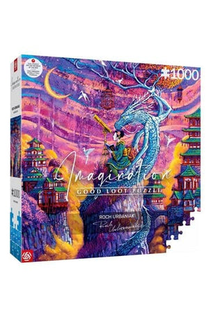 Puzzle Serie Imagination Roch Urbaniak Sakura i Ryu (1000 pezzi)