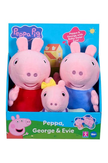 Peppa Pig Plüschfiguren 3er Pack