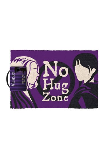 Wednesday Doormat No Hug Zone 40 x 60 cm