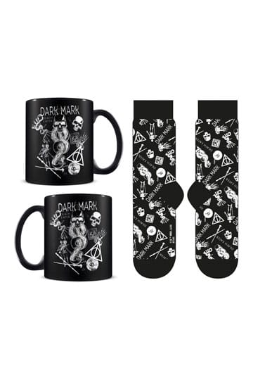 Taza y calcetines de Harry Potter Set Dark Art