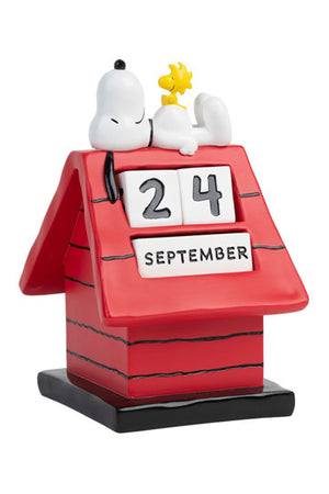 Peanuts 3D evigvarende kalender Snoopy Doghouse