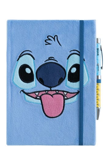 Stitch Premium Plush Notebook A5 med pen Tropical