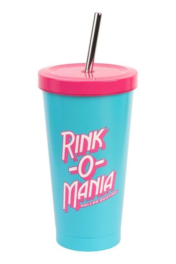Bicchiere Stranger Things con Cannuccia Rink-O-Mania 550 ml