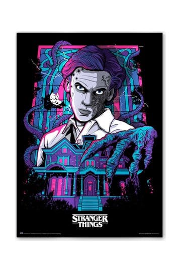 Póster Luminiscente Stranger Things Premium 50 x 70 cm