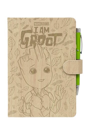 Notebook Marvel Premium con penna per proiettore Groot A5