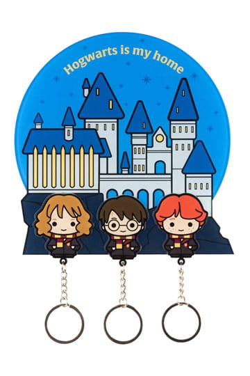 Harry Potter nøglereol inkl. 3 nøgleringe