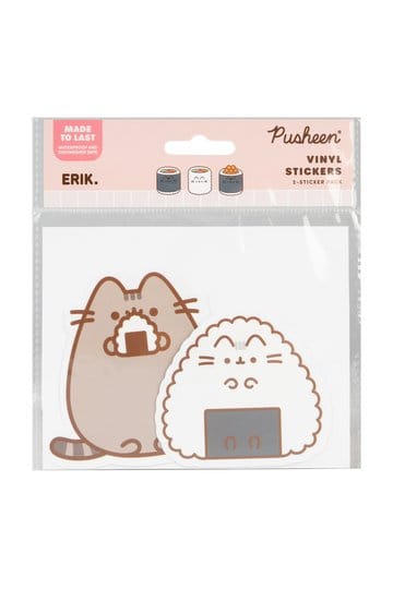 Pusheen Vinil Çıkartmalar Sushi Roll Vol. 3'lü 2'li Set