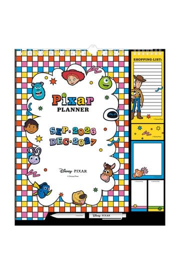 Disney Pixar Wall Planner 2026/27 30 x 34 cm