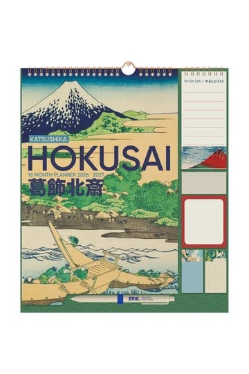 Hokusai Wandplaner 2026/27 30 x 34 cm