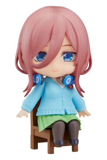 Den fremtrædende Quintuplets -film Nendoroid Swacchao! Figur Miku Nakano 9 cm