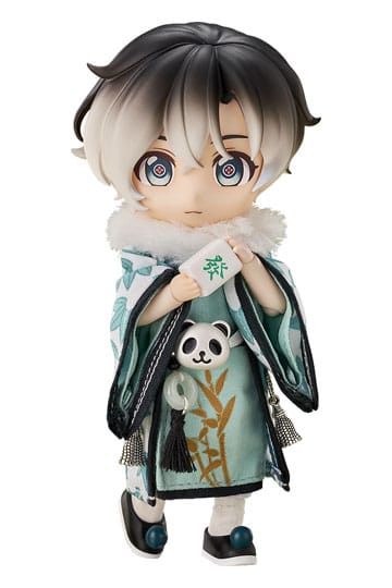 Carattere originale Nendoroid Doll Figura Panda in stile cinese Mahjong: Laurier 14 cm