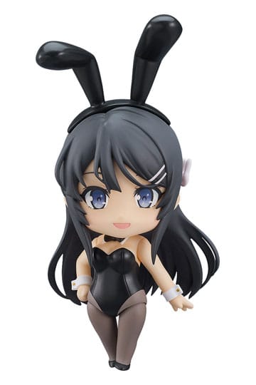 Rascal no sueña con Bunny Girl Senpai Nendoroid Action Figura Mai Sakurajima: Bunny Girl Ver. 10 cm