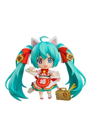 Character Vocal Series 01 Nendoroid Actionfigur Hatsune Miku: Maneki Miku Ver. 10 cm