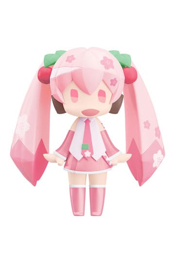 Série vocale de personnage 01: Hatsune Miku Hello! Bon sourire d'action figure Sakura Miku 10 cm