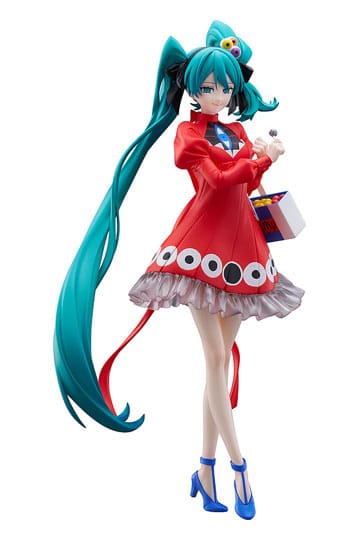 Character Vocal Series 01: Hatsune Miku Pop Up Parade L PVC-statue Hatsune Miku: Psi Ver. Ver. L Størrelse 23 cm