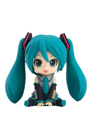 Character Vocal Series 01: Hatsune Miku Piapro Characters Rubber Mascot Nendroid Plus Minifiguur Hatsune Miku 8 cm