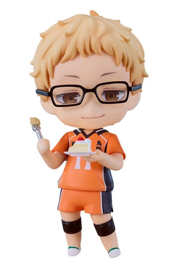 Haikyu!! Nendoroid-actiefiguur Kei Tsukishima: de nieuwe Karasuno Ver. 10 cm