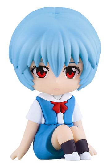 Nachbildung des Evangelion-Gummimaskottchens Nendroid Plus Minifigur Rei Ayanami 8 cm