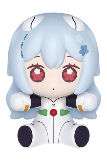 Neon Genesis Evangelion: Genopbygning af Evangelion Huggy Good Smile Chibi Figur Rei Ayanami: Long Hair Ver. 7 cm