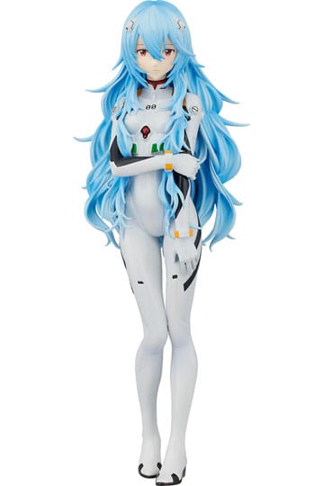 Reconstrucción de Evangelion Pop Up Parade XL PVC Statue Rei Ayanami: cabello largo ver. 38 cm