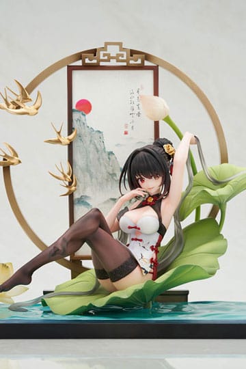 Date A Live: Spirit Pledge PVC Statue 1/7 Kurumi Tokisaki Ink Black China Dress Ver. 22 cm