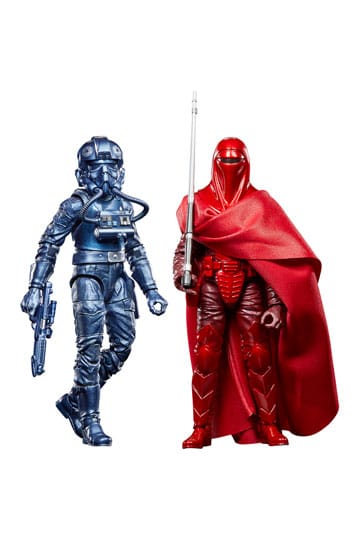 Star Wars Episodio VI Black Series Action Carbonized Figura da 2 pacchetti Royal Guard & Tie Fighter Pilot Exclusive 15 cm