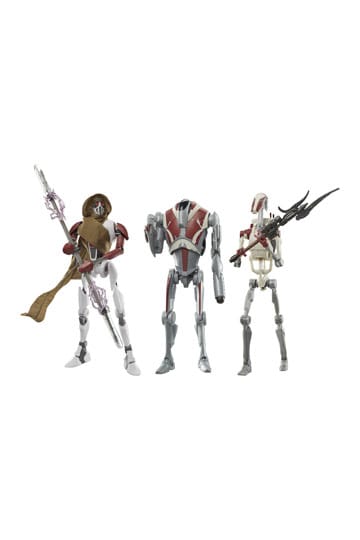 Star Wars Jedi: Survivor Black Series Aksiyon Figürü 3'lü Paket Magna Guard, Süper Savaş Droidi ve Savaş Droidi