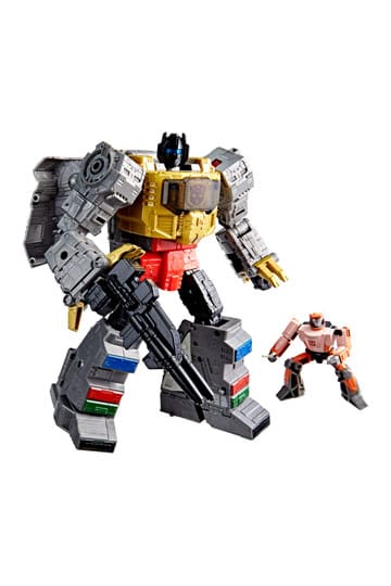 Transformers: Film Stüdyosu Serisi Lider Sınıfı Aksiyon Figürü Dinobot Grimlock ve Autobot Wheelie 22 cm