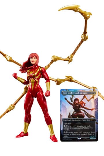 Marvel Legends Magic: The Gathering Actiefiguur Mary Jane Watson (Iron Spider) (plus exclusieve foliekaart) 15 cm