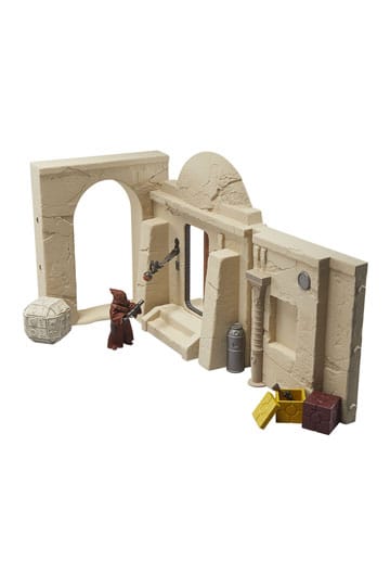Star Wars avsnitt IV Vintage Collection Playset Streets of Mos Eisley med Jawa Action Figure