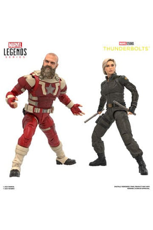 Thunderbolts Marvel Legends Actie Figuur 2-pack Yelena Belova & Red Guardian 15 cm