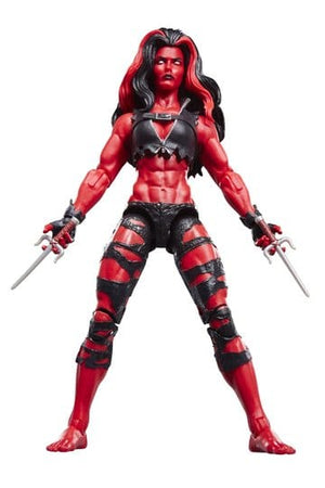 Figura d'azione Hulk Marvel Legends She-Hulk rossa 15 cm