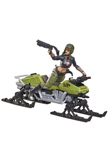 G.I. Joe Classified Series Action Figure and Vehicle Set #194 Zanya and Dreadnok Chameleon (Swamp Skier) 15 cm