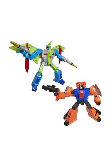 Transformers Age of the Primes Leader Class Action Figur 2-Pack G2 G2 Dinobot Swoop & G2 Dinobot Slam 19 cm
