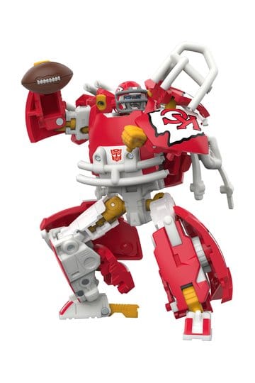 Figurine Transformers x NFL Chiefs de Kansas City : KC-59 14 cm