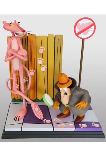 Statua La Pantera Rosa La Pantera Rosa e l'Ispettore 41 cm