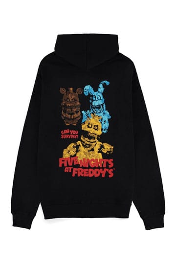 Five Nights at Freddy's Sudadera con capucha y cremallera ¿Puedes sobrevivir?