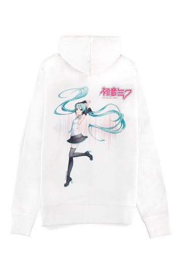 Hatsune Miku Zipper Hoodie White