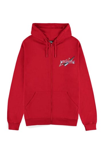 Bleach Zipper Hoodie Red