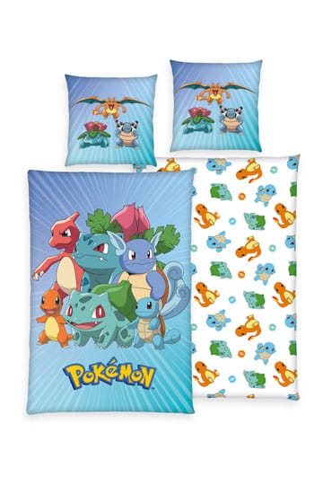 Pokemon Duvet Set Group B 135 x 200 cm / 80 x 80 cm