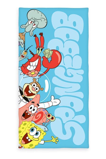 SpongeBob Squarepants Velour Håndklæde 75 x 150 cm