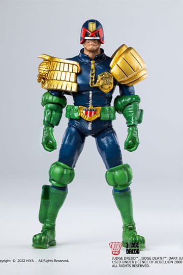 2000 AD Exquisite Mini Action Figure 1/18 Judge Dredd Gaze Into The Fist of Dredd 10 cm